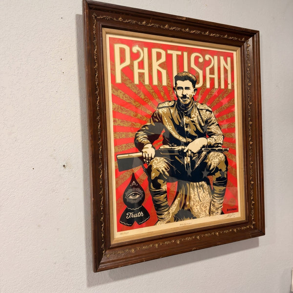 Shepard Fairey Shepard Fairey x Gary Baseman collaborate on Partisan print Signe - Gauntlet Gallery