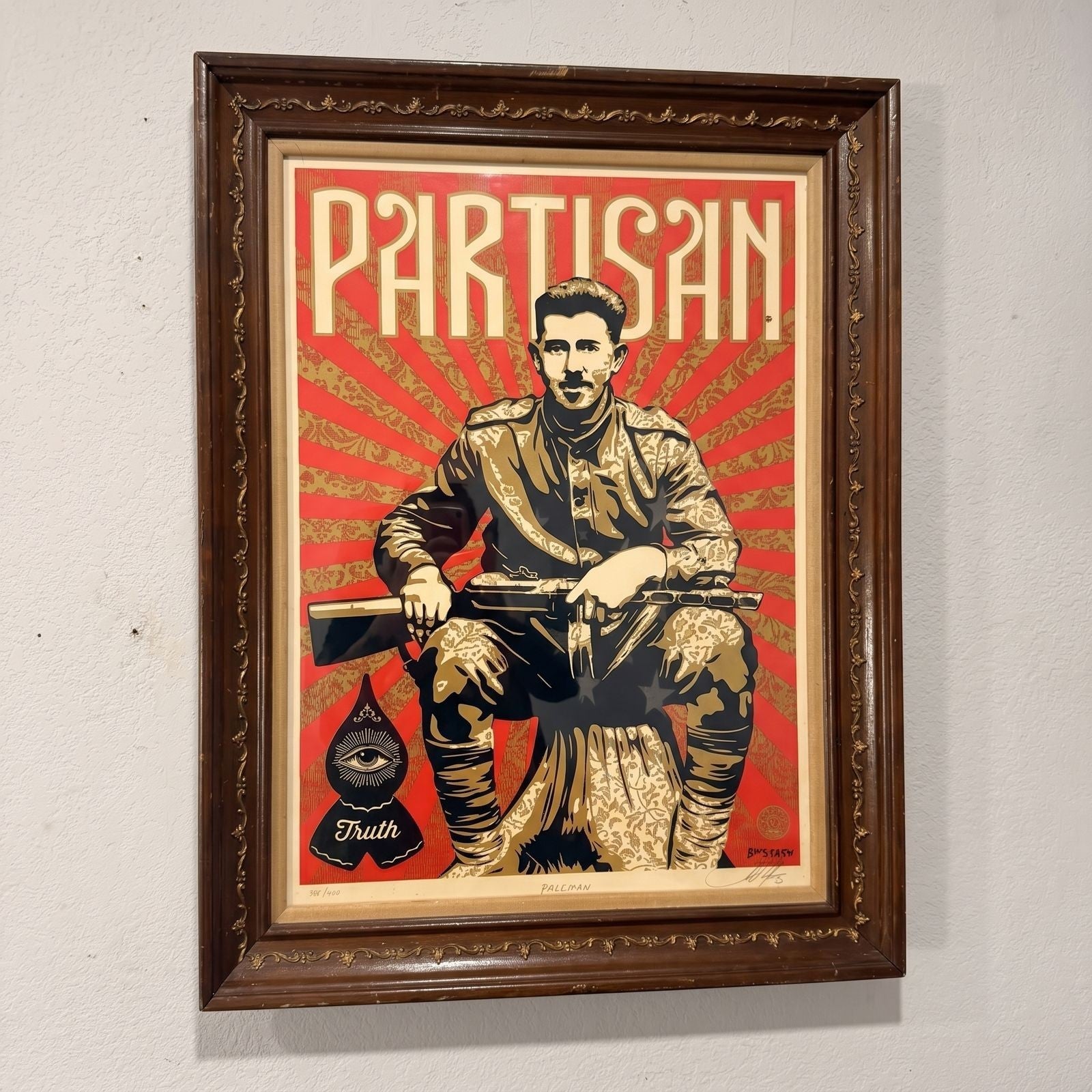 Shepard Fairey Shepard Fairey x Gary Baseman collaborate on Partisan print Signe - Gauntlet Gallery