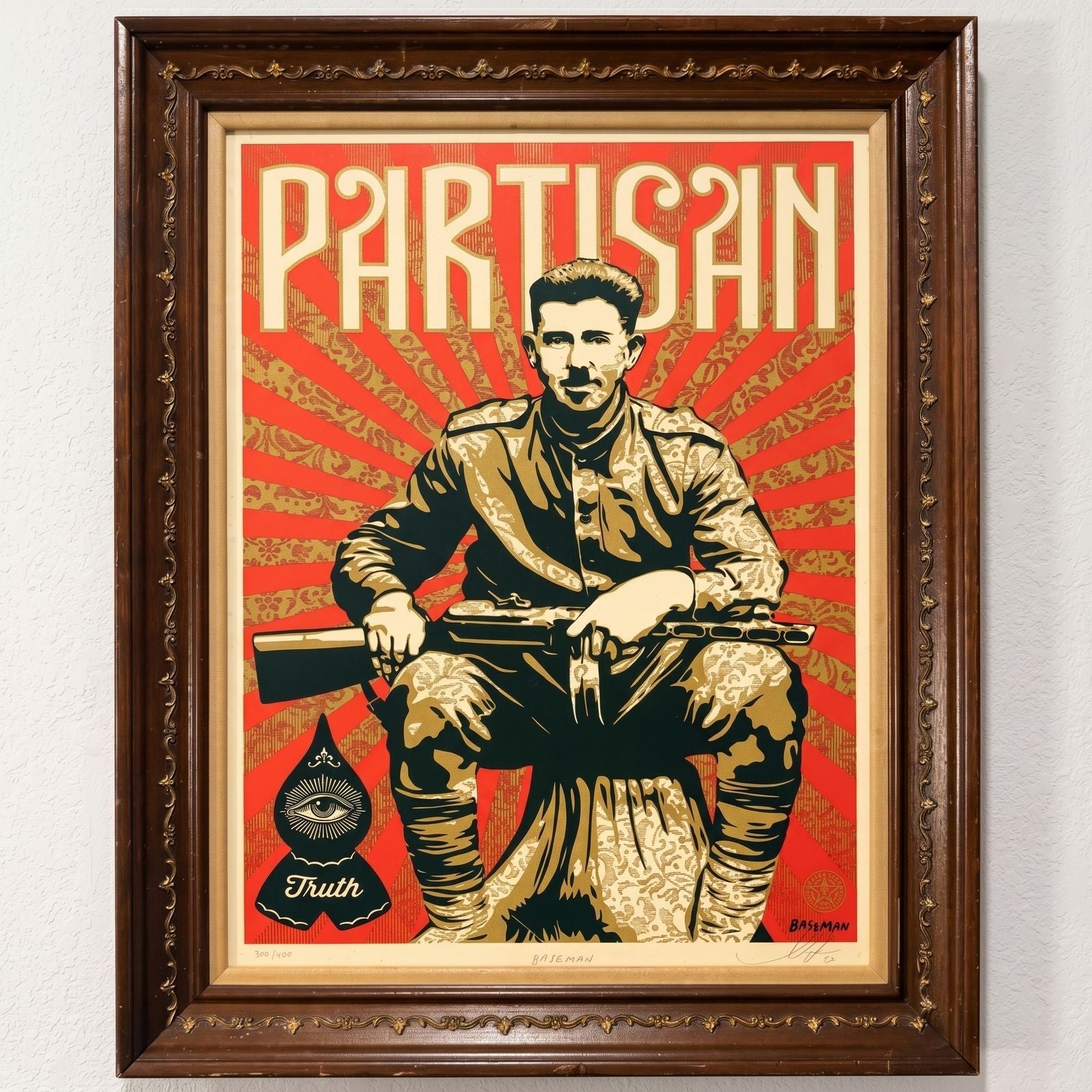 Shepard Fairey Shepard Fairey x Gary Baseman collaborate on Partisan print Signe - Gauntlet Gallery