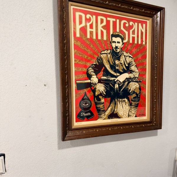Shepard Fairey Shepard Fairey x Gary Baseman collaborate on Partisan print Signe - Gauntlet Gallery