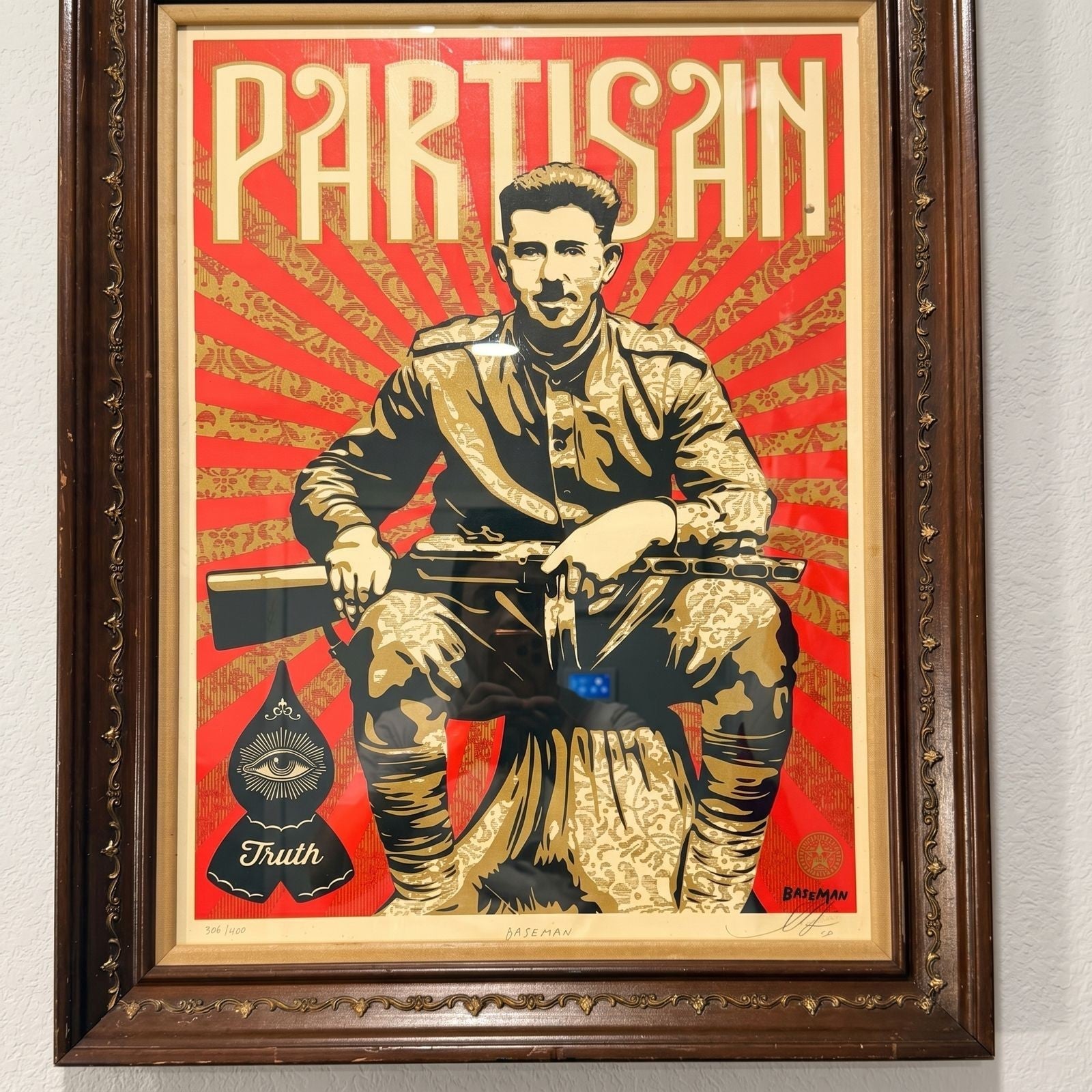 Shepard Fairey Shepard Fairey x Gary Baseman collaborate on Partisan print Signe - Gauntlet Gallery