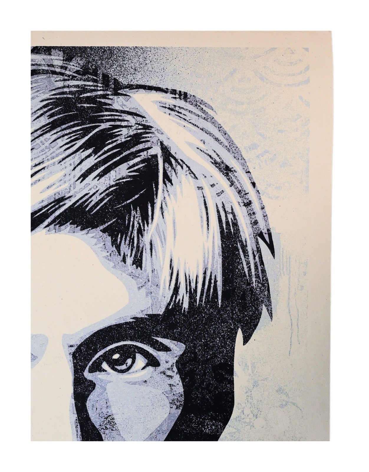 Shepard Fairey Warhol Collages Silver 2023 Signed Print | Limited Edition 300 - Gauntlet Gallery