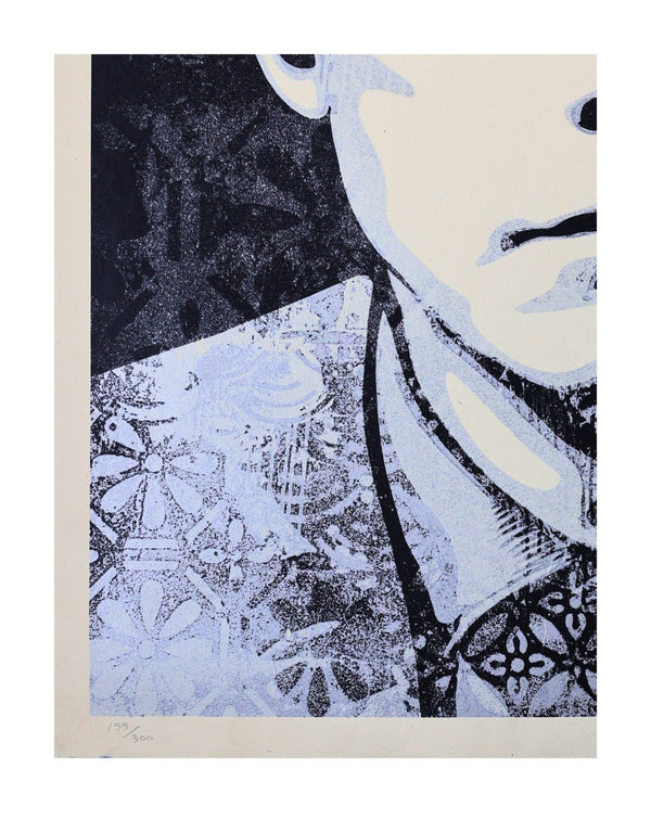 Shepard Fairey Warhol Collages Silver 2023 Signed Print | Limited Edition 300 - Gauntlet Gallery