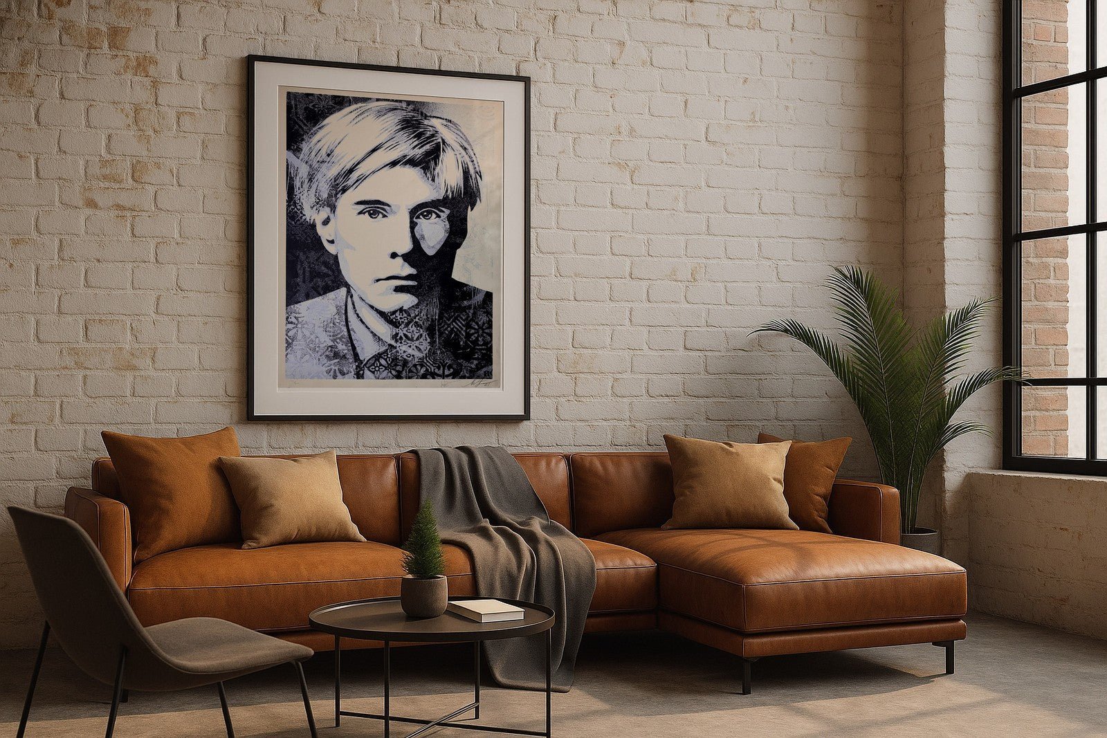 Shepard Fairey Warhol Collages Silver 2023 Signed Print | Limited Edition 300 - Gauntlet Gallery