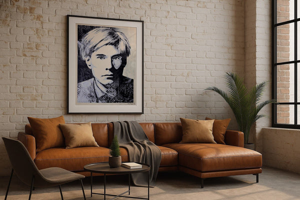 Shepard Fairey Warhol Collages Silver 2023 Signed Print | Limited Edition 300 - Gauntlet Gallery