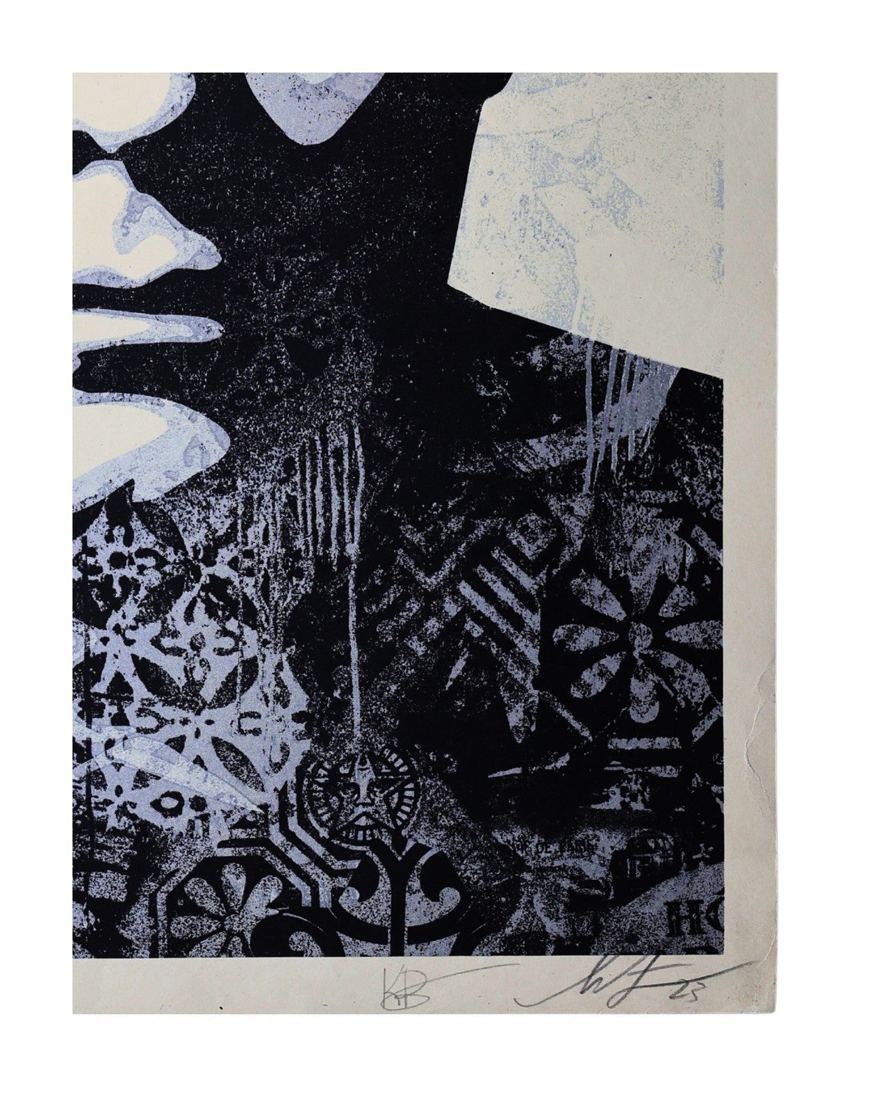 Shepard Fairey Warhol Collages Silver 2023 Signed Print | Limited Edition 300 - Gauntlet Gallery