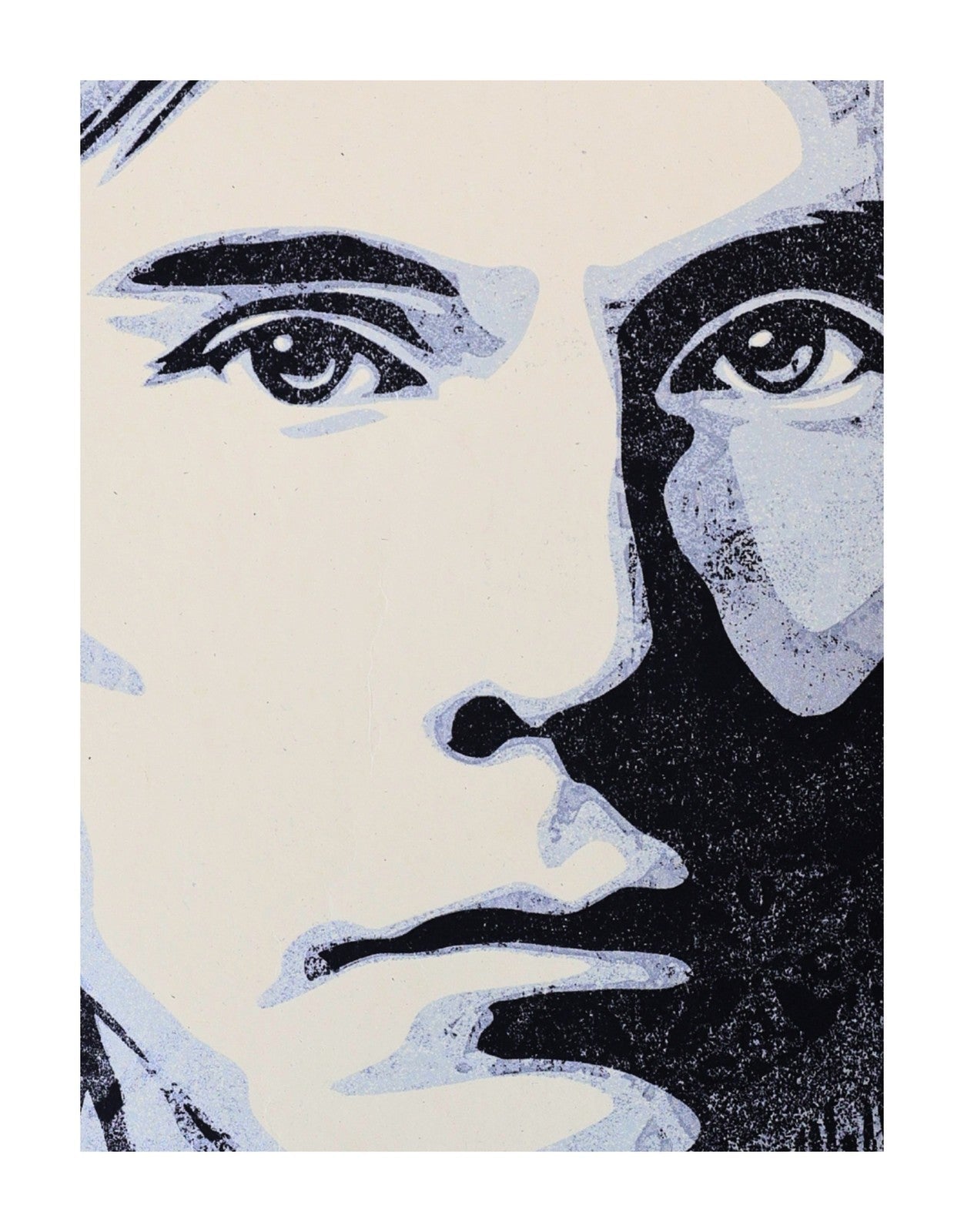 Shepard Fairey Warhol Collages Silver 2023 Signed Print | Limited Edition 300 - Gauntlet Gallery