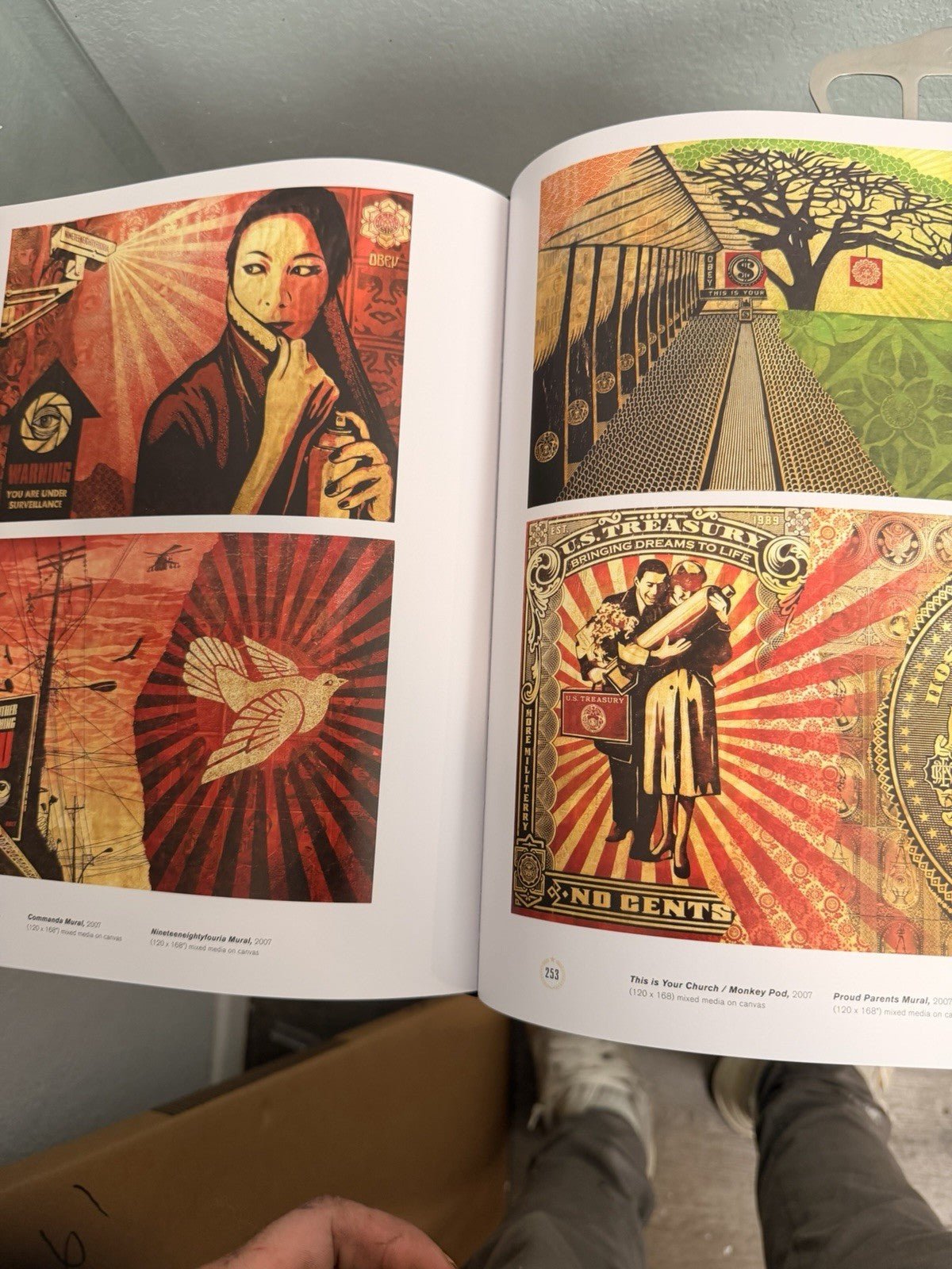 Signed Shepard Fairey OBEY Book with Rise Above Poster - Urban Art Collectible - Gauntlet Gallery