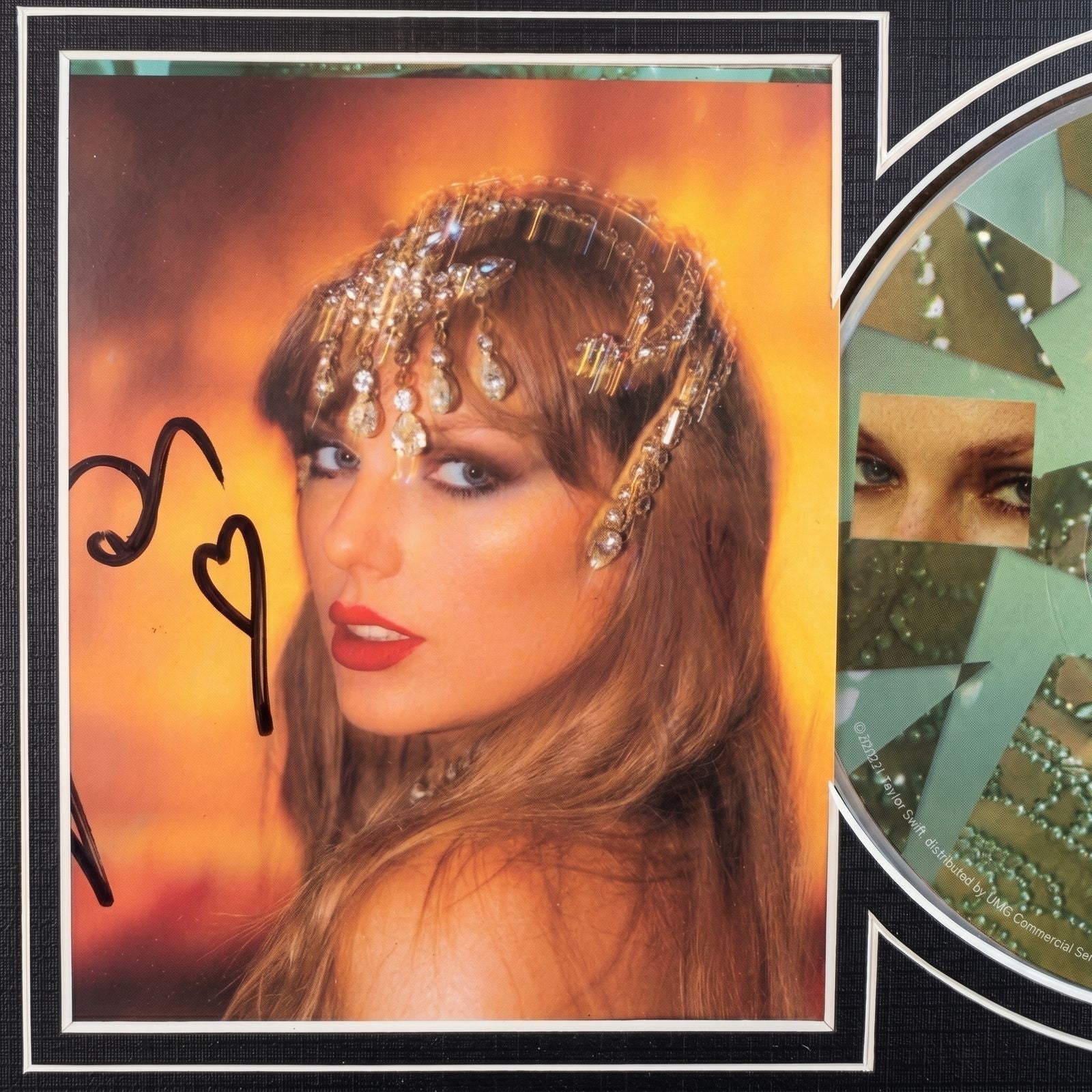 Taylor Swift Signed CD 'The Life of a Showgirl' Framed Display with CD - Gauntlet Gallery