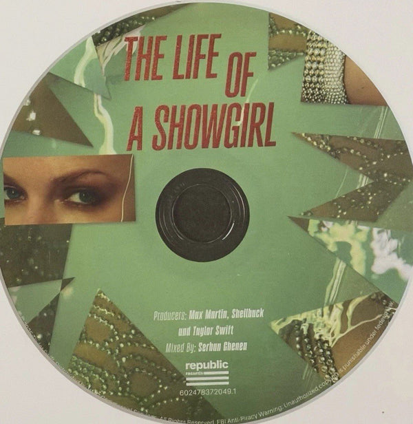 Taylor Swift Signed CD 'The Life of a Showgirl' Framed Display with Photo - Gauntlet Gallery