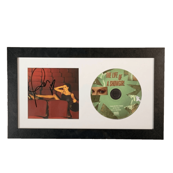 Taylor Swift Signed CD 'The Life of a Showgirl' Framed Display with Photo - Gauntlet Gallery