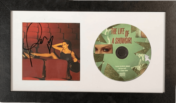 Taylor Swift Signed CD 'The Life of a Showgirl' Framed Display with Photo - Gauntlet Gallery