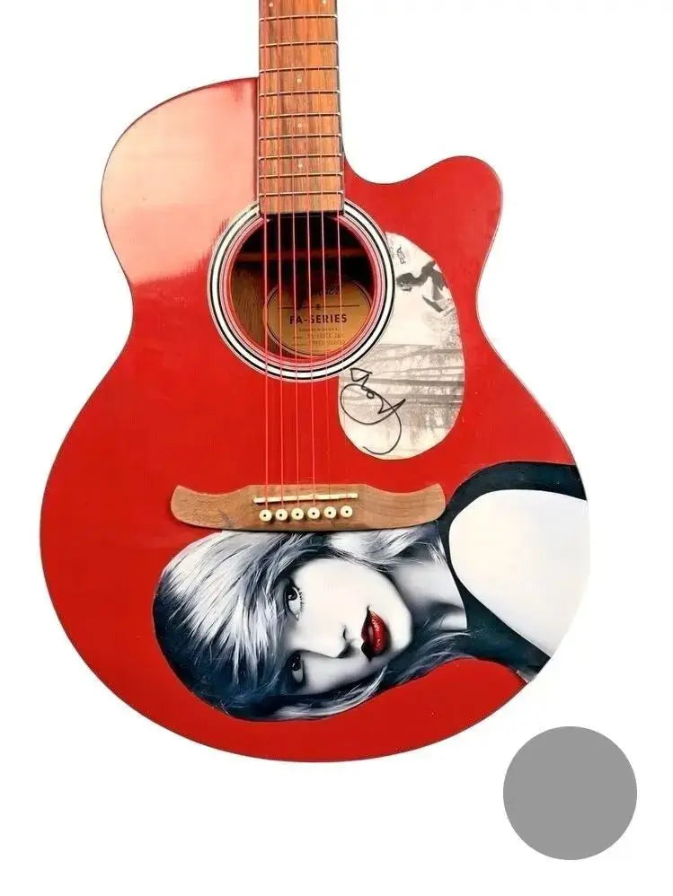 Taylor Swift Signed PSA/DNA Fire Red Fender FA-135CE Electric Acoustic Guitar - Gauntlet Gauntlet Gallery