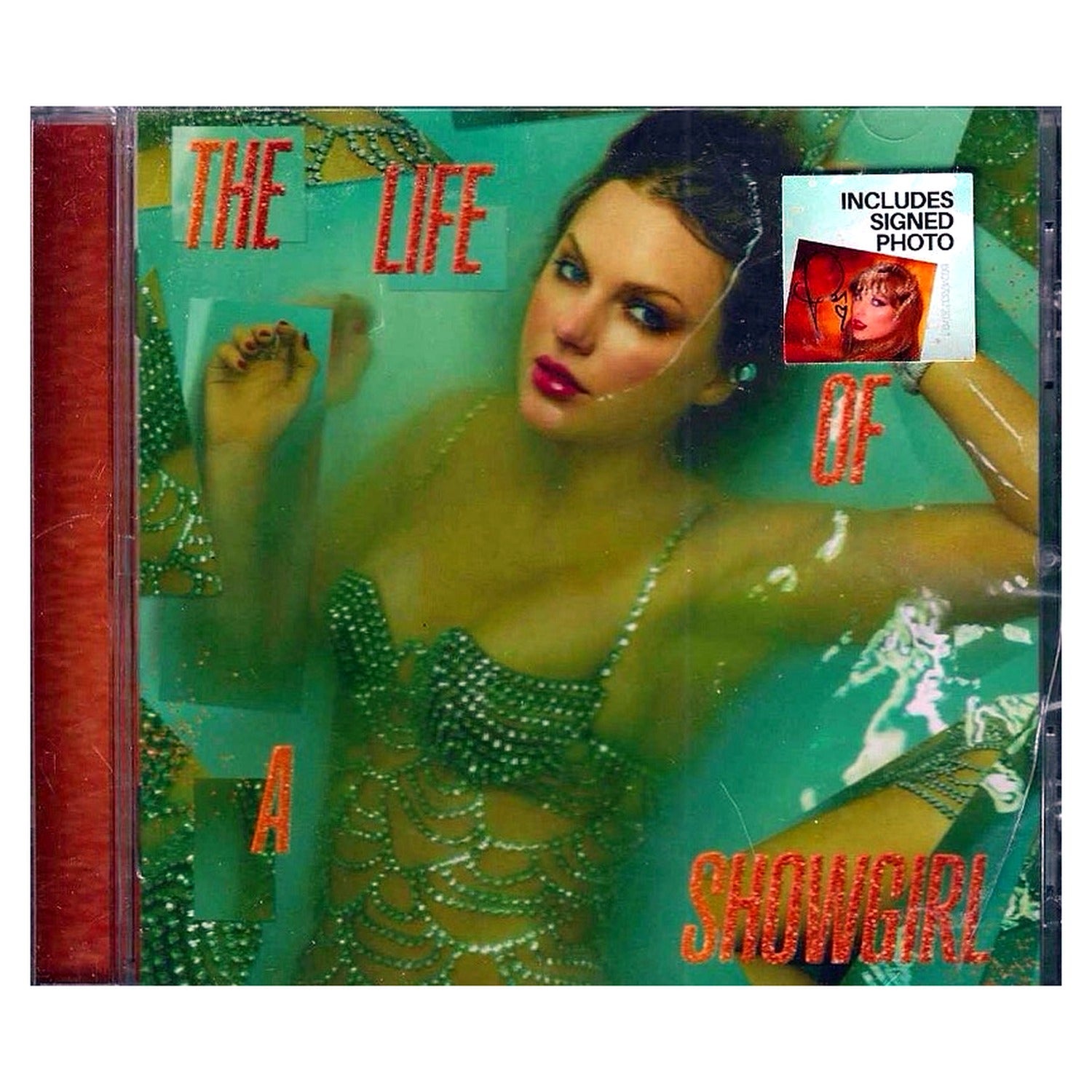 Taylor Swift — The Life of a Showgirl front (incl. signed photo, sealed)