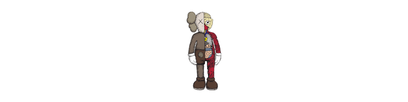 KAWS & BE@RBRICK logo