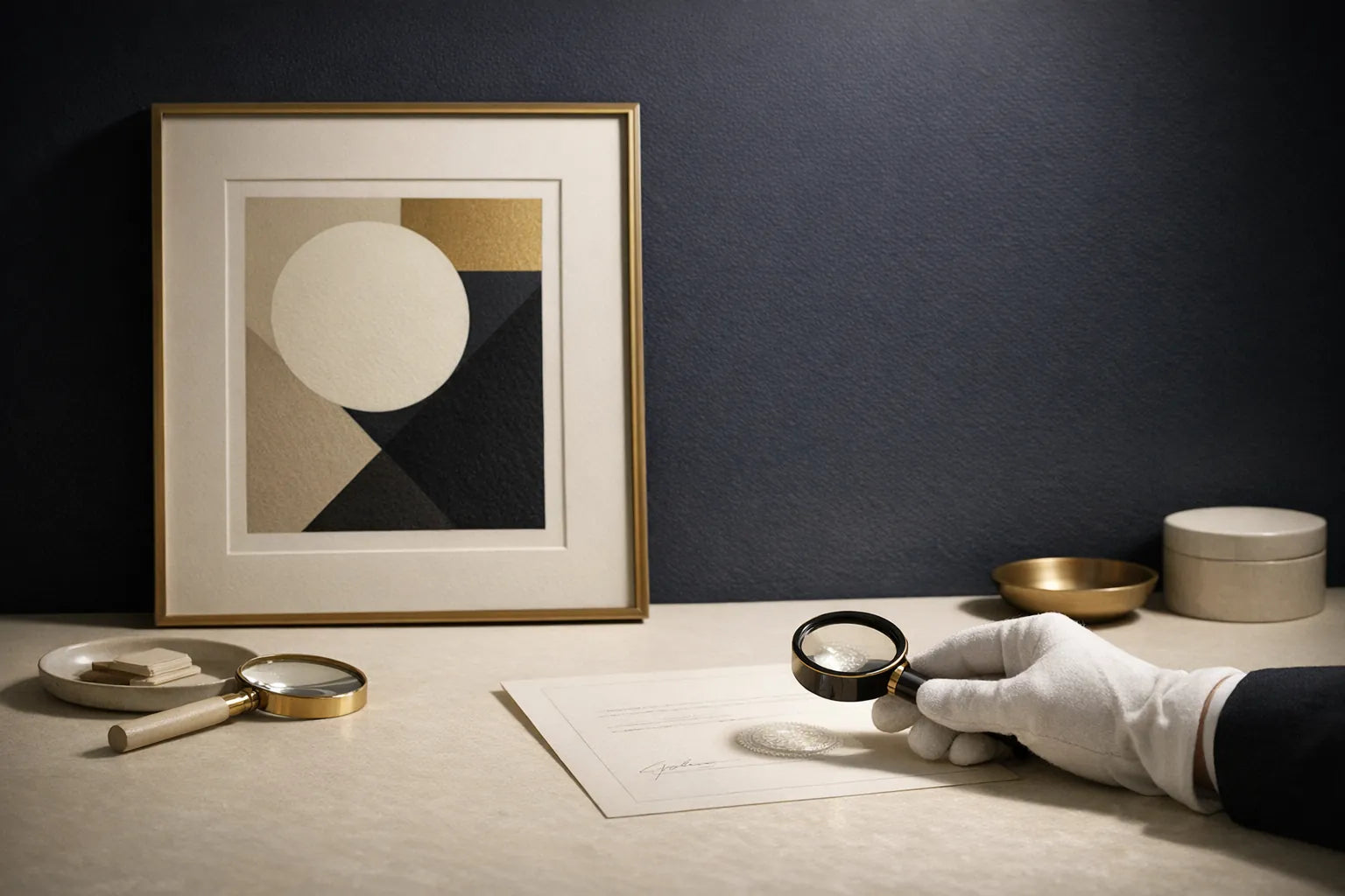 Authenticating a signed, numbered fine-art print at Gauntlet Gallery