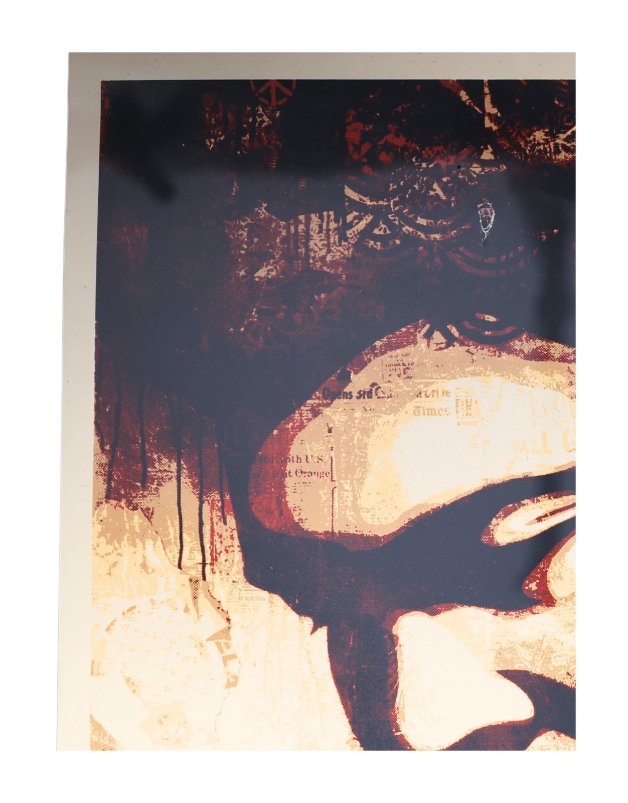 Shepard Fairey Ali Canvas Print 2010 Obey Giant Signed Print_0 Shepard Fairey Ali Canvas Print 2010 Obey Giant Signed Print