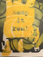 Death NYC 1/1 KAWS-Inspired Mixed Media Art Print, Hand-Signed, Framed 13x18