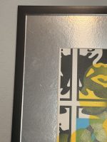 Death NYC 1/1 KAWS-Inspired Mixed Media Art Print, Hand-Signed, Framed 13x18