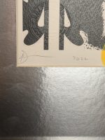 Death NYC 1/1 KAWS-Inspired Mixed Media Art Print, Hand-Signed, Framed 13x18