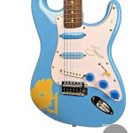 Jack Johnson Autographed Surf Blue Stratocaster Guitar with PSA/DNA COA AK6594