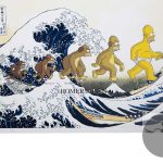 Homer Simpson Hokusai Great Wave Art Print, Hand-Signed Ltd Ed /100 by Death NYC