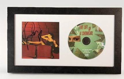 Taylor Swift Signed CD 'The Life of a Showgirl' Framed Display with Photo