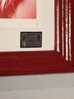 Death NYC Kate Moss Rihanna Red Drip 2020 A/P Artist Proof Signed Framed COA