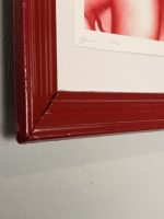 Death NYC Kate Moss Rihanna Red Drip 2020 A/P Artist Proof Signed Framed COA