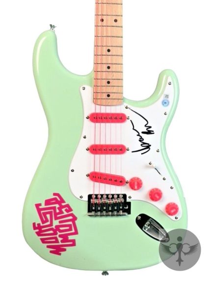 Isaac Brock Signed Mint Green Strat Guitar - JSA Authenticated Custom Model