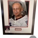 Buzz Aldrin Signed Cut JSA Certified Apollo 11 Framed 16x20 NASA Portrait