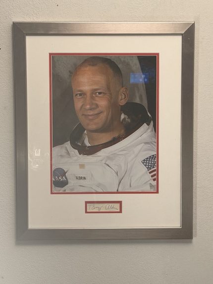 Buzz Aldrin Signed Cut JSA Certified Apollo 11 Framed 16x20 NASA Portrait