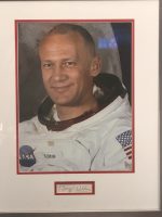 Buzz Aldrin Signed Cut JSA Certified Apollo 11 Framed 16x20 NASA Portrait