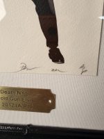 Death NYC Gold Gun Elvis 2012 A/P Artist Proof Signed Framed Art Print