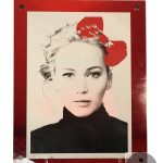 Death NYC Signed Ltd Ed Print Hello Kitty Bow Portrait Pop Art Custom Red