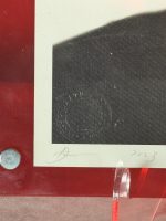 Death NYC Signed Ltd Ed Print Hello Kitty Bow Portrait Pop Art Custom Red