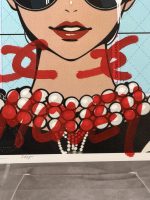 Hand-Embellished 1/1 Death NYC Chanel Pop Art Print 9x14 with COA - 2018