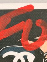 Hand-Embellished 1/1 Death NYC Chanel Pop Art Print 9x14 with COA - 2018