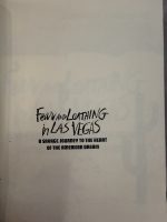 Hunter S. Thompson Fear and Loathing in Las Vegas 1st Edition 1971 No DJ
