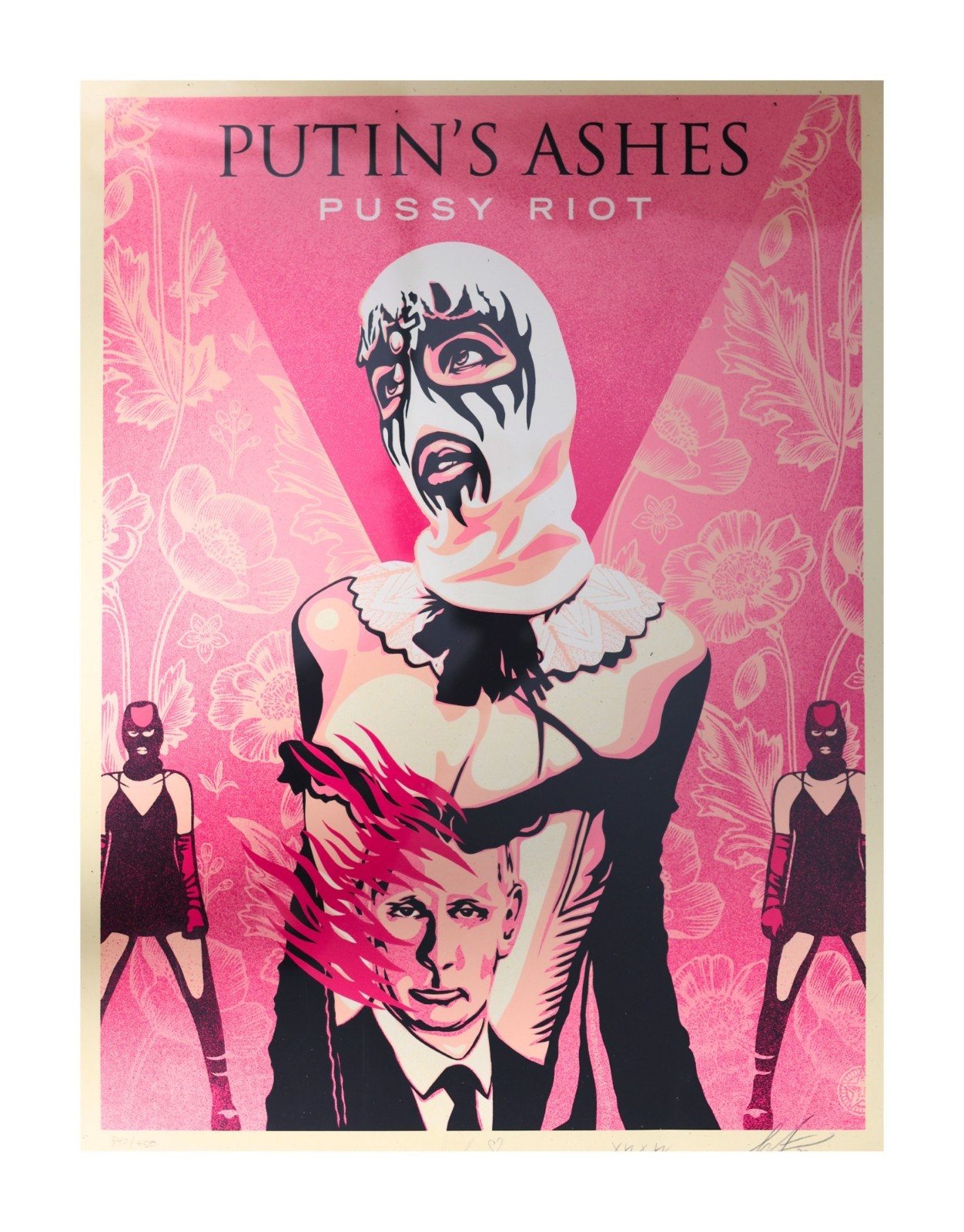 Shepard Fairey Putin's Ashes Signed Limited Edition Print 2023 18x24" Art_0 Shepard Fairey Putin's Ashes Signed Limited Edition Print 2023 18x24" Art