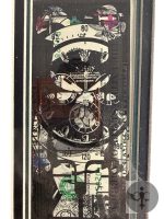 Death NYC Limited Edition BE@RBRICK × Rolex Pop Art Print on $1 Bill with COA