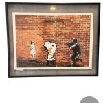 Death NYC Signed Snoopy 'Magnum Force' Limited Edition Print Framed /100