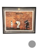 Death NYC Signed Snoopy 'Magnum Force' Limited Edition Print Framed /100