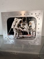 Apollo 11 Moon Landing 16x20 Photo in Distressed Frame - OOAK NASA Artwork