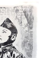 Shepard Fairey OBEY Freedom of Choice 2017 Signed #/400 Damaged Stencil