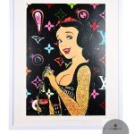 Tattooed Snow White Framed Print by Death NYC - Signed Limited Edition Giclée