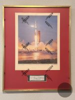 Apollo 11 Signed Buzz Aldrin framed with Zarelli COA