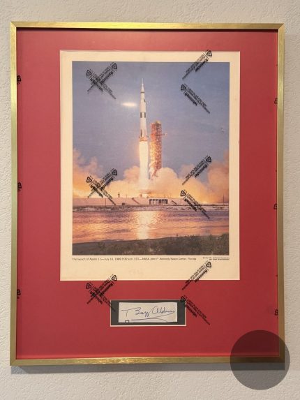 Apollo 11 Signed Buzz Aldrin framed with Zarelli COA