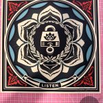 Shepard Fairey Obey Giant Listen AP 12.5” Revolutionary Love Series Print