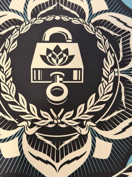 Shepard Fairey Obey Giant Listen AP 12.5” Revolutionary Love Series Print